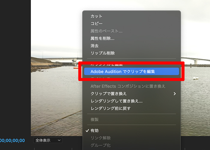 Adobe Auditionでノイズ除去する方法_クリップを編集