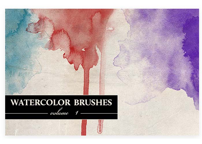 Photoshop｜おすすめ水彩ブラシ_Watercolor Brushes Vol 1